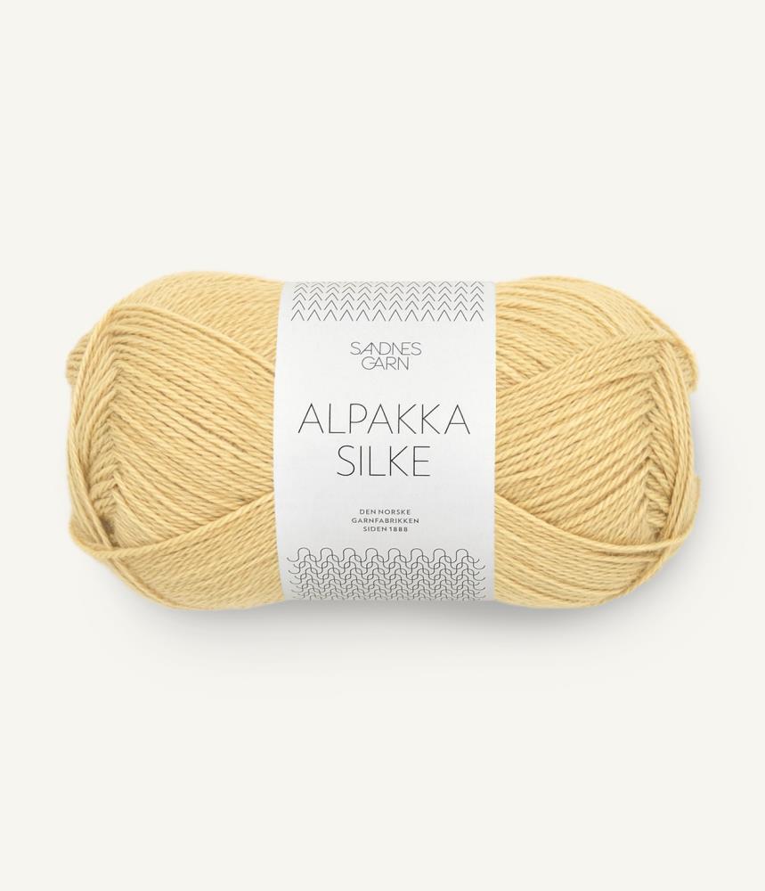 Alpakka Silke light yellow