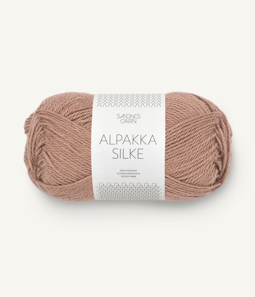 Alpakka Silke light acorn