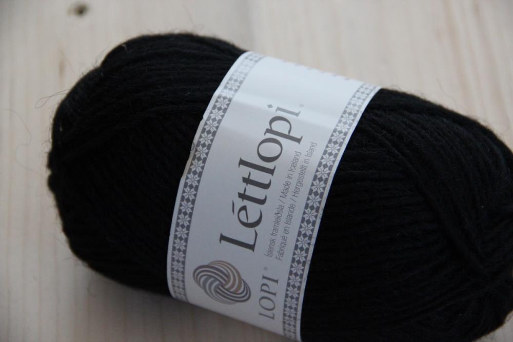 Létt lopi - Wool yarn - Black heather 0005 – Topiceland