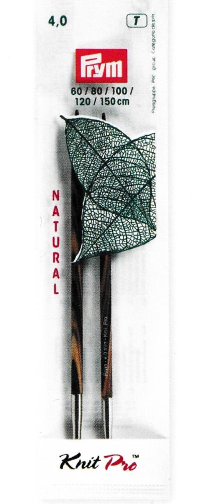 KnitPro Natural Nadelspitzen lang, 3,0